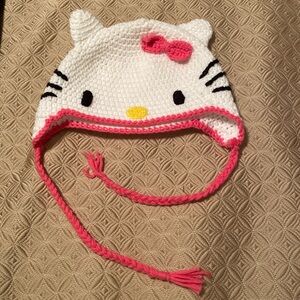 Hello Kitty Crochet Hat